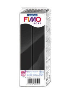 Fimo soft black 8021-9 450gr