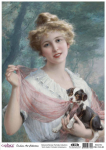 Historical women HW-17 collection 30X42CM