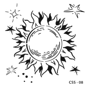 Kids stencil CSS-08 25X25cm