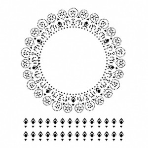 Lace Stencil DS06 series 25*35