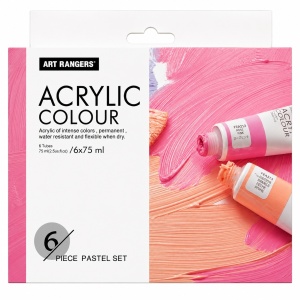 Set akrilnih boja pastel 6X75ml