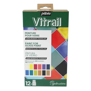 Set boja za staklo 12x20ml
