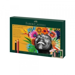 Set drvenih boja Polychromos + pitt graphit matt 1-50