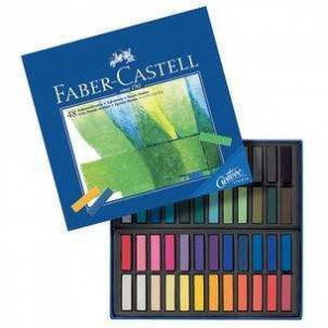 Soft pastels mini, cardboard wallet of 48