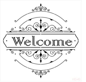 Stencil homer decor HD-43 series 45*45
