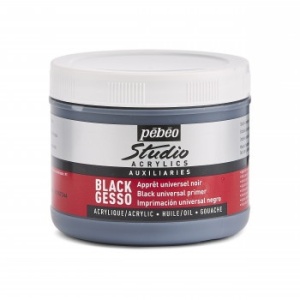 Studio Acrylics Black Gesso 500ml