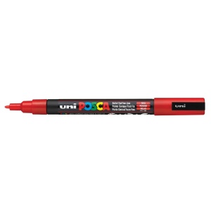 AK UNI marker PC-3M crveni 15 POSCA