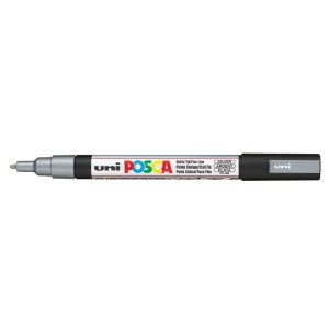 AK UNI marker PC-3M srebrni 26 POSCA /0.9-1.3mm