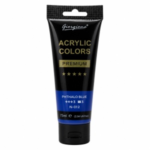 Akrilna boja 012 phthalo blue 75ml