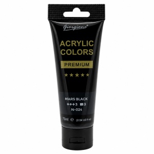 Akrilna boja 024 mars black 75 ml