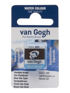 Akvarel gogh 403 vandyke brown 13g