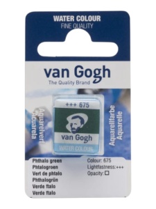 Akvarel gogh 675 phthalo green 13g