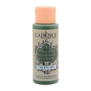 Boja za tekstil F-646 dark green 59 ml