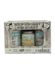 Chalky home decor set-2 antique white - french linen 90+90+50 ml