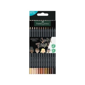Drvene boje 1-12 Black Edition Skin tones
