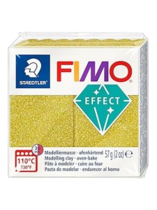 Fimo effect glitter gold 8010-112