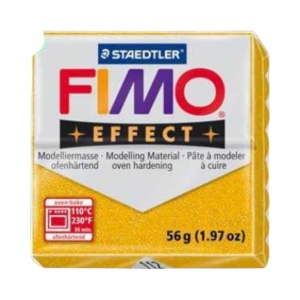 Fimo effect glitter gold 8020-112