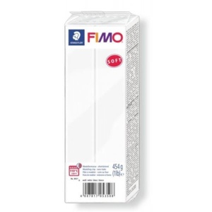 Fimo soft white 8021-0 450gr