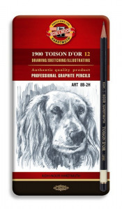 Grafitna olovka 8B-2H set 1912 ART