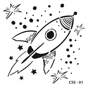 Kids stencil CSS-01 25X25cm
