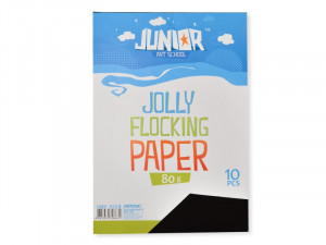 Papir flocking A4 black 80g