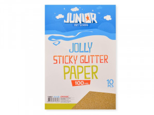 Papir samolepljivi glitter A4 staro zlato