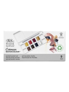 Set akavrel Cotman 1-8 + četkica