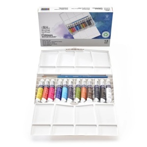 Set akvarel u tubi 12x8ml + četkica