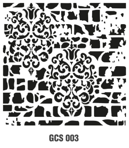 Stencil grunge wall GCS-3 45*45