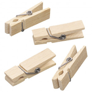 Stipaljke drvene 45x13mm-pak4 Heyda 21-87357 38 - Img 2