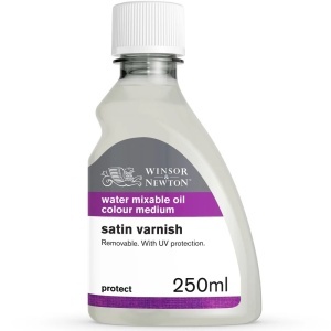Varnish Satin 250ml Watermixable Oil Mediums