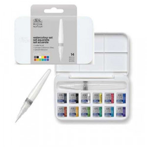 Water colours set brush pen 14pc