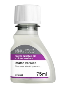 Water mixable matte varnish 75ml