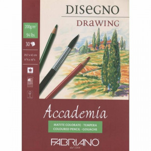 Accademia A3 blok 29,7x42 drawing 200gr side glued 30l