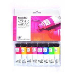 Acrylic set 8x22ml neon color
