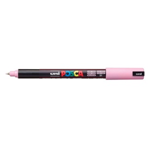 AK UNI marker PC-1MR roze svetlo 51 (light pink) POSCA /0.7mm
