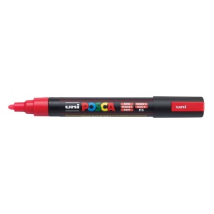 AK UNI marker PC-5M fluo crveni f15 POSCA