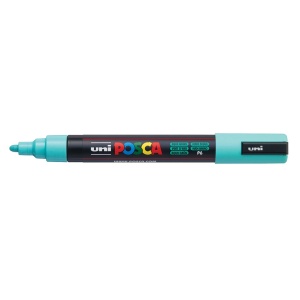 AK UNI marker PC-5M zelena p6 aqua POSCA