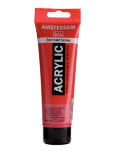Akrilna 317 transparent red medium 120ml