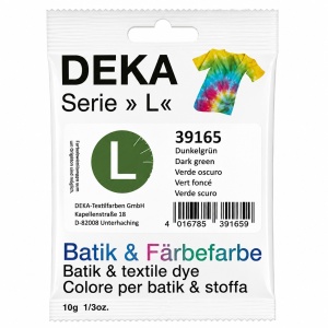 Boja za ručno farbanje tekstila tamno zelena L65