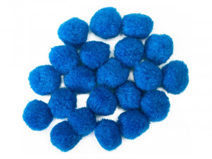 Crafty pom pom plava 20mm 20K