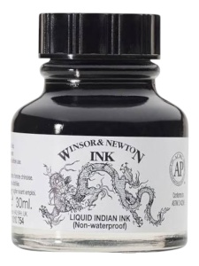 Indian ink liquid black 30ml