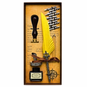 Kaligrafski set sa pecatom 251402 zuti