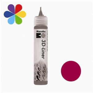 Liner 3D 638 ruby red 25ml