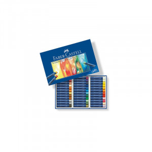 Oil pastels, u kredi cardboard wallet of 36