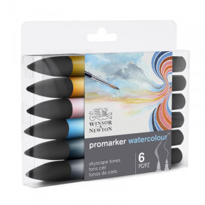Promarker Watercolour Skyscape Tones set 6pcs