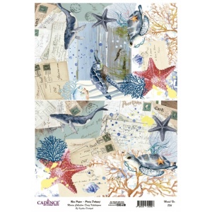 Rice decoupage paper 30x42cm 836