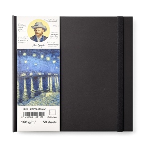 Sketchbook 220x230 van gogh braon 50l 160gr 251301