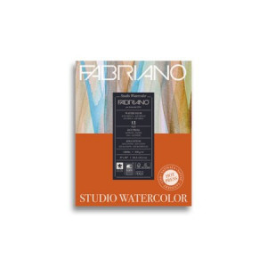 Watercolor B5 blok, 20,3x25,4 hot pressed 300gr side glued 12l