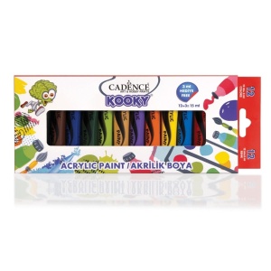 Acrylic paint kooky 12 pieces